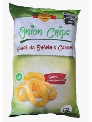 SALGADINHO ONION CHIPS 100GR UN.