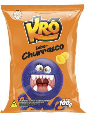Salgadinho Kro Sabor Churrasco 100G