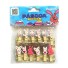 PRENDEDOR / GRAMPO DECORATIVO PASCOA COM 12PCS UN. POPPER