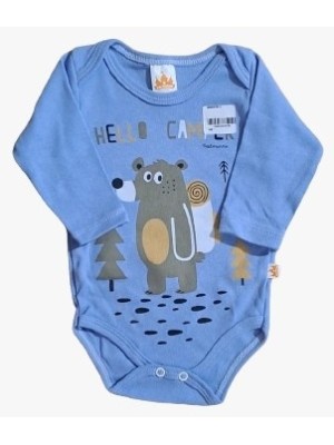 BODIE MANGA LONGA ESTAMPADO UN. PALMINHA CONFECCOES