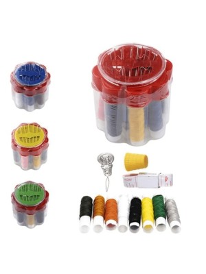 ALFINETES KIT PARA COSTURA 15PCS, LINHAS, AGULHAS UN. GM GOLD