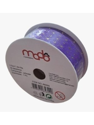 FITA PARA LACO SINTETICA POLIESTER 2,5CMX1,8M UN. MADO
