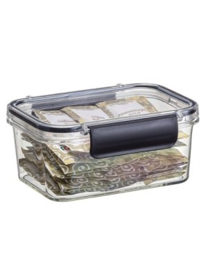 ORGANIZADOR CLEAR 550ML 13,5X10,8X6,5CM UN.