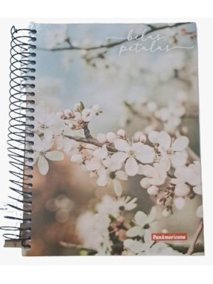 CADERNO UNIVERSITARIO 400FLS CD PETALAS 20X1 UN.