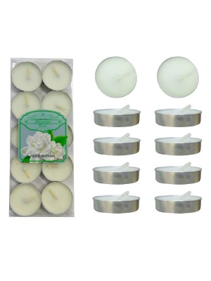 CONJUNTO DE 10 VELAS AROMATICAS REFIL UN. MADO