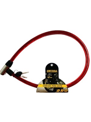 CADEADO PARA MOTO 100CMX18MM UN.