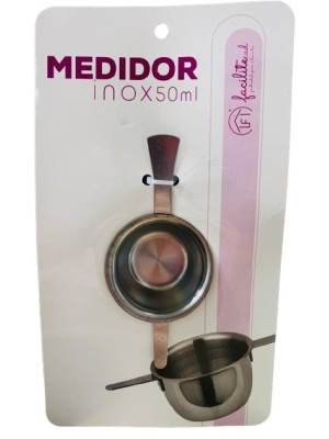 MEDIDOR DE INOX 50ML UN. CASCAVEL