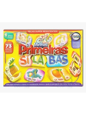 Jogo Minhas Primeiras Silabas Brinquedo Educativo