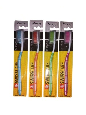 ESCOVA DENTAL PACOTE C/12PCS ADULTO MACIA-SWISSCARE UN.