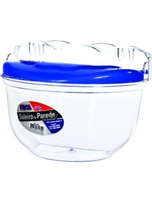 SALEIRO DE PAREDE CRISTAL 600G 14,5X9X10,5CM UN.