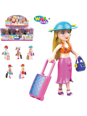 BONECA DE MONTAR FASHION GIRLS PLAY BOX SORTIDO UN. WELLMIX