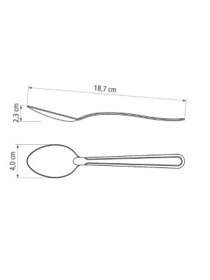 COLHER MESA INOX BUZIOS UN. TRAMONTINA