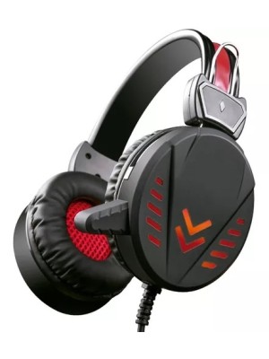 FONE DE OUVIDO HEADSET GAMER COM MICROFONE E LED CABO 1.80M UN. JMD IMPORTS