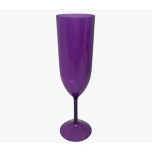 TAÇA ESPUMANTE 180ML CONJUNTO 6PCS VIOLETA UN. UAUPLAS