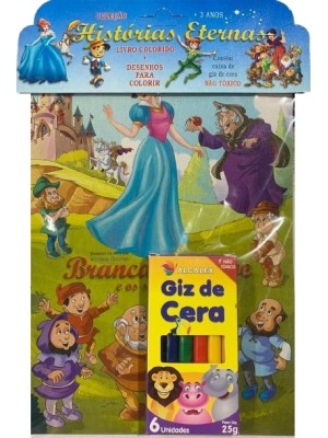 HISTÓRIAS ETERNAS LIVRO C/ DESENHOS PARA COLORIR UN. PMBI