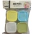 JOGO C/ 4 POTES DE PLASTICO 50ML UN. FU XING