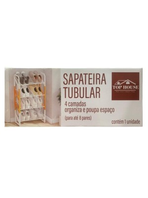 SAPATEIRA 4 ANDAR 3 CORES 45,7X18,4X70CM UN. TOP RIO