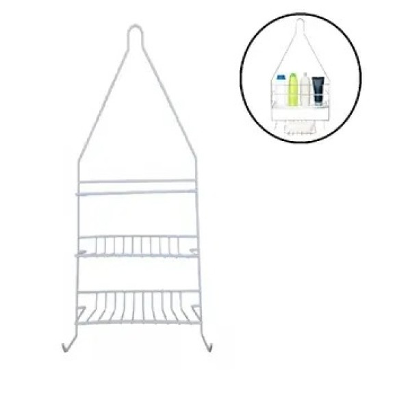 SUPORTE PARA SHAMPOO METAL 25X46CM UN. RIO TIJUCAS