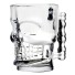 CANECA DE VIDRO CAVEIRA 500ML 13X9,5CM UN.
