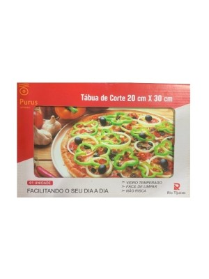 TABUA DE VIDRO 30X20CM UN. RIO TIJUCAS