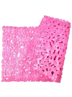 TAPETE DE BOX LETRAS 38X68,5CM UN. MULTIART