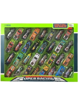 CARRO COLEÇAO SUPER RACING 32PCS MIKI TOY