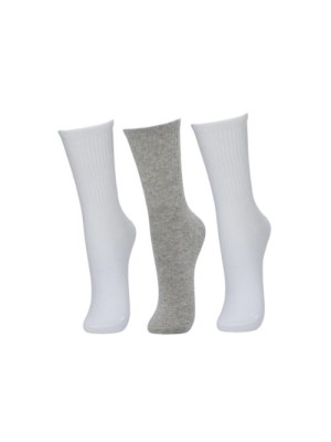 MEIA CANO MEDIO ESPORT. ADULTO 3PARES 34-39 UN. CIA DA MEIA