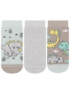 MEIA SOQUETE BEBE 3PARES 17-22 UN. CIA DA MEIA