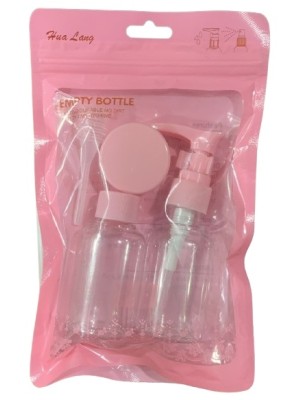 FRASCO VIAGEM KIT C/3PCS UN.