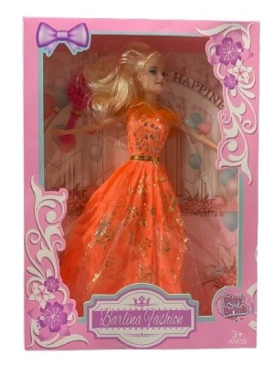 BONECA BARLINA FASHION COM VESTIDO E ACESSORIOS UN. HL IMPORT