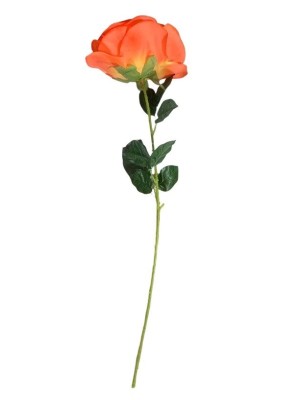 FLOR ROSA ABERTA 75CM UN. ARTIFICIAL CORES SORTIDAS TOP IMPORTADORA