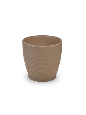 VASO RATTAN MEDIO PALHA 26,5X25CM 10L UN.