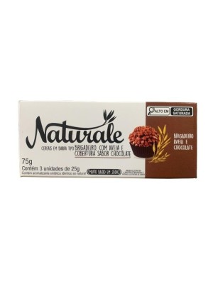 CEREAIS BAR. 75G C/3 BRIGADEIRO UN. NATURALE