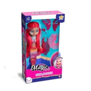 MAGIC ANGELS BAILARINA FADA SEREIA 3X1 NEGRA UN.
