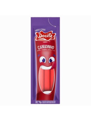 BALA REGALIZ CANUDINHO MORANGO 15G