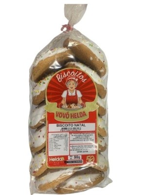 BISCOITO DE NATAL 300G UN. HELDA