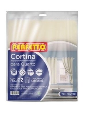 CORTINA QUARTO PVC SORTIDO NEUTRO UN.