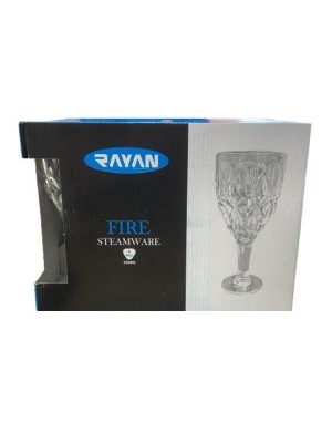 TACA DE VIDRO 250ML FIRE STEAMWARE CONJ C/6PCS UN.