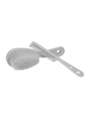 ESCOVA E PENTE INFANTIL KIT C/2PCS UN.