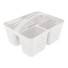 CESTO TRANSPORTA TUDO BRANCO 31,3X26,3X18,2CM UN.