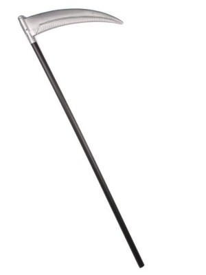 Foice da morte de Plastico Fantasia de Halloween com 90cm