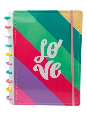 CADERNO INTELIGENTE FRASES 87 FOLHAS 26X20CM UN.