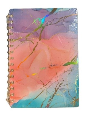 CADERNO MARMORE 58 FOLHAS 14,5X21CM UN.