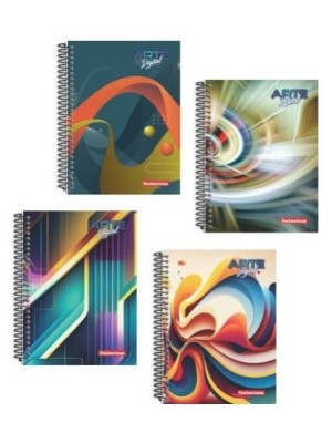 CADERNO UNIVERSITARIO 300FLS CD ARTE DIGITAL 15X1