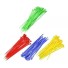 ABRACADEIRA DE NYLON COLORIDAS KIT C/100PCS UN.