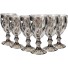 TACA DE DIAMANTE FUME CONJ C/6PCS UN.