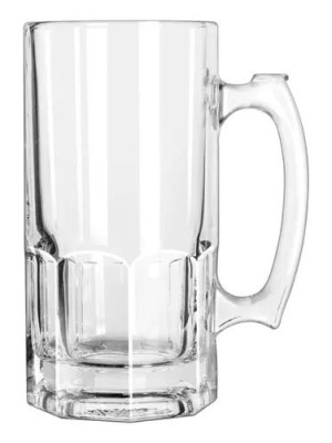 CANECA DE VIDRO 1L UN.