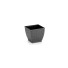 VASO CACHEPO RATTAN 0,3L M3 QUADRADO PRETO UN.