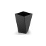 VASO TWISTER RATTAN MINI 1,0L PRETO UN.