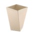 VASO TWISTER RATTAN PEQ. 12L COR PALHA UN.